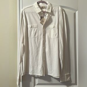 Men’s Faherty long sleeve collar shirt